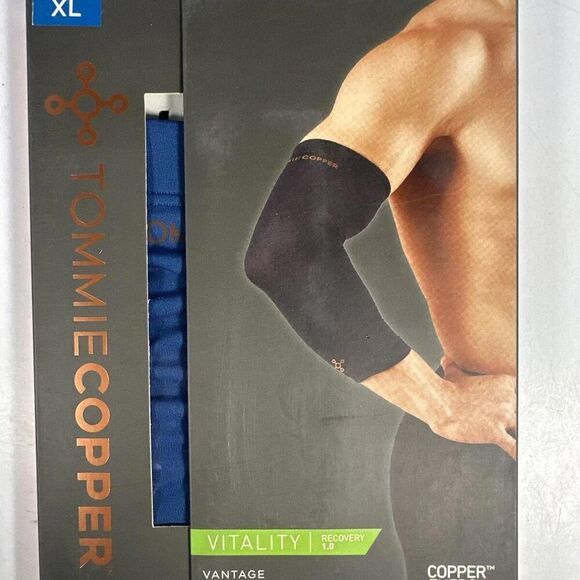 Tommie Copper | Men's Recovery Vitality 1.0 - Elbow Sleeve Cobalt blue | XL - Picture 1 of 3